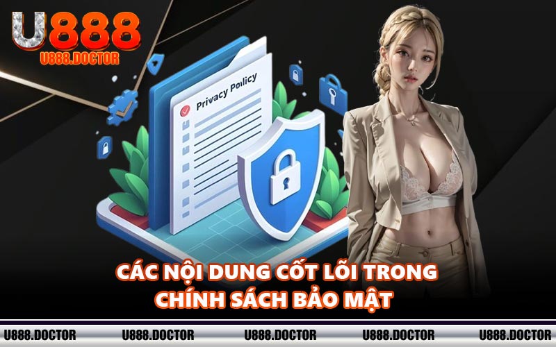 Các nội dung cốt lõi trong chính sách bảo mật